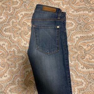 Baldwin Denim Rivington Peg Leg Mid Rose Crop 24